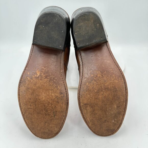 Durango Men Sz 7 D DB6442 Brown Two Tone Leather Country Cowboy Western Boot - Picture 8 of 14